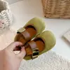 Zapatos Mary Jane Retro de Corte Bajo Birkenstock con una Sola Tira para Niñas 2026 Otoño Nuevos Zapatos Franceses para Conducir Zapatos Planos de una Sola Tira