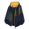 2026 Venta Caliente Otoño Nuevo Chaqueta de Bloques de Color Dopamina Unisex Estilo Pareja Estilo Universitario Casual Versátil Exterior Anti