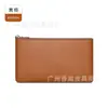 Bolsa Pequena Transfronteiriça de Couro Genuíno com Zíper, Carteira Multifuncional de Grande Capacidade para Moedas, Celular, Fones de Ouvido, Dinheiro e Armazenamento de Documentos