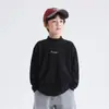 [10A Antibacteriano] La nueva colección otoño/invierno 2026 de ropa para niños de Hai Ma: camiseta cálida de manga larga con cuello semi-alto