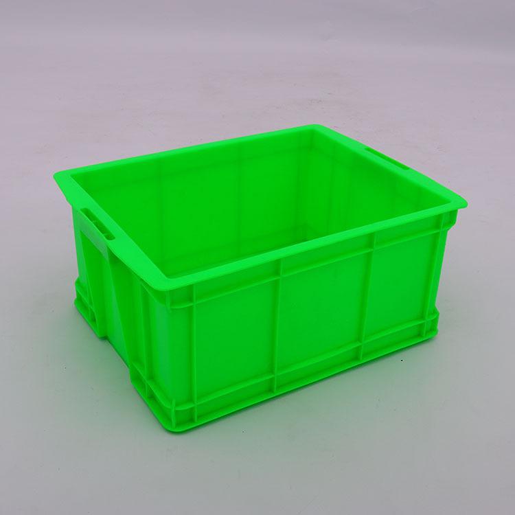 周转箱 蓝色392-190塑料周转箱 密封周转箱