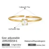 Elegantes anillos para mujer de estilo europeo y americano, juego de joyería de acero inoxidable bañado en oro de 18k con circonita, varios diseños, estilo clásico, venta al por mayor transfronteriza