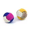 Nuevo Juguete de Bola de Gato Tricolor, Juguete de Bola Interactivo para Gatos Mascotas, Bola de Sisal Bloqueada por Color, Suministros para Gatos que Hacen Ruido