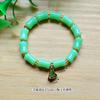 Pulsera Pequeña Zongzi del Festival del Bote del Dragón Bendición para el Examen Pulsera Artística de Bambú Cuerdas Asciende Alto Pulsera de Cuentas Joyería