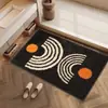 Tapete Minimalista Transfronteiriço para Quarto Acolchoado Resistente a Manchas Lavável, Tapete de Veludo para Sala de Estar Sofá, Tapete de Isolamento Térmico para Janela de Canto, Tira Longa