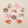 Cuentas de Silicona Temáticas de Amor para el Día de San Valentín Transfronterizas, Accesorios de Joyería para Pulseras y Collares DIY con Forma de Animales de Dibujos Animados al por Mayor