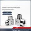 Aço Inoxidável 304 Cotovelo de Fio Interno e Externo Manômetro de Alta Pressão Diâmetro Variável 90 CNC 316 Curva em Ângulo Reto 2 M1420