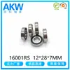 16001RS Suministro Directo de Fábrica de Cixi Rodamiento de Bolas de Surco Profundo de 12*28*7mm Rodamiento para Aerogenerador