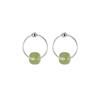 Pendientes de Plata Pura 999 con Jade Hetian para Mujer, Lujo Ligero, Gama Alta, Retro, Estilo Nacional, Modernos, Aros Simples, Joyería de Nicho Estilo Ins