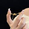 Novo Pulseira de Cintura Fina Versátil Artesanal CMC para Meninas Doce Estilo Coreano Joia de Mão Acessórios do Mesmo Estilo Xiaohongshu