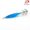 Cebo de pesca luminiscente para calamar suministro directo de fábrica plateado colorido mini aguja de calamar cebo para calamar de pesca en el mar