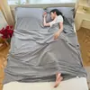 Novo Modelo 2026, Sempre em Estoque, Saco de Dormir de Algodão Lavado Grau Materno e Infantil Classe A, Saco de Dormir Anti-Sujeira para Hotel, Saco de Dormir de Algodão Puro