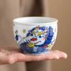 Taza de Té de Cerámica Kirin Xianbao de Fábrica Taza de Maestro Taza Individual Juego de Té de Hospitalidad Taza para Beber Taza Cilindrica con Cordón con Caja de Regalo
