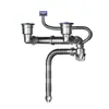 Juego de Accesorios para Tubería de Desagüe de Fregadero de Cocina, Desagüe de Fregadero Anti-Olor y Anti-Obstrucción, Desagüe de Lavabo, Tubería de Desagüe de Alcantarilla