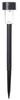 Luz Solar de Tubo Pequeno para Exterior Aço Inoxidável Luz de Gramado Pátio Luz de Jardim Luz de Jardim LED Luz de Gramado Solar