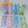 Novedad Tijeras Cappibala Capibara para Estudiantes Hechas a Mano diy Tijeras Pequeñas de Acero Inoxidable Funda de Seguridad para Niños