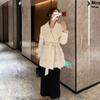 Moda otoño e invierno acolchada de algodón solapa grande plumífero abrigo acolchado de algodón 2023 invierno nuevo chaqueta acolchada de algodón ropa de invierno para mujer