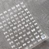 Tomoni Delgada Resistente 459 Pegamento Trasero Adhesivo para Manicura Adhesivo Estilo Japonés Adhesivo para Uñas 5d 2021 Nuevo Lazo Pequeño Blanco