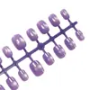 Olho de Gato de Vidro Roxo Textura de Alto Padrão Estilo Menina Estilo Irmã Real Clareamento Manicure Estilo Curto 30-t Manicure Usável