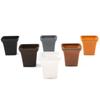 Maceta cuadrada de plástico de lana más vendida de Amazon, esmerilada, para jardinería, plantación, imitación arcilla, suculenta, maceta para planta verde, maceta para plantar