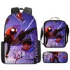 Mochila Escolar Spider-Man Homecoming Mochila Spiderman Expedición de Héroes Mochila de Dibujos Animados Europeos y Americanos