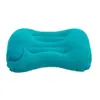 Almohada de viaje, almohada inflable plegable portátil para adultos, almohada para dormir al aire libre, cojín de cintura, almohada de oficina, artefacto para dormir durante el almuerzo.