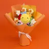 Ramo de Día del Maestro Transfronterizo Girasol de Hilo Tejido a Crochet Hecho a Mano Creativo Adornos de Flores Artificiales para Temporada de Graduación Venta al por Mayor para Puestos