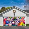 Tapiz de Huevo de Pascua Transfronterizo Paño Colgante para Puerta de Garaje Fondo Festivo Decoración de Fiesta Conejo de Dibujos Animados