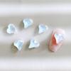 Nuevo K9 cristal blanco Aurora moca taladro de uñas vidrio estallado corazón torcido mariposa grande diy diy accesorios