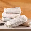 Diseño de Doble Forma con Bolsa Modelo Nuevo 2026 Almohada de Cáscara de Trigo Sarraceno Puro de Algodón y Lino con Núcleo Interno Extraíble y Reemplazable para Ayuda al Sueño