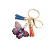 Nuevo Colgante de Insecto de Simulación de Goteo de Aceite Tendencia Transfronteriza Llavero Colgante de Mariposa Personalizado Bolso Llavero Metálico