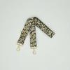 Nueva Correa Versátil de 3.8 cm con Hilo Dorado y Estampado de Leopardo, Correa de Hombro Ancha, Correa para Bolso Bandolera, Correa Accesorio para Equipaje