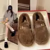 Nuevo Estilo de Zapatos Que No Cansan, Adelgazantes y Modernos, Marrón, Negro, Beige, Piel de Vaca de Primera Capa Goma, Tacones de Cuña Femeninos