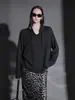 Nueva Camiseta con Capucha de Manga Larga Estilo Francés Perezoso para Mujer, Camisa Base Suelta de Algodón y Lino, Top de Punto, Camiseta