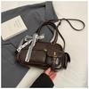Bolsa Pequena Retrô de Luxo para Mulheres 2025 Nova Bolsa de Mão para o Dia a Dia Bolsa Boston Design de Nicho Bolsa de Ombro para Sob o Braço