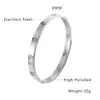 Pulsera de Acero de Titanio Que No Se Desvanece, Pulsera de Acero Inoxidable para Mujer con Superficie de Espejo e Incrustaciones de Diamante, Pulsera de Cierre, Lujo Ligero Europeo y Americano, Venta al por Mayor desde el Fabricante