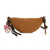 Bolso de Hombro Casual Simple de Color Sólido para Mujer 2025 Nuevo Versátil Moda Estilo Coreano Bolso de Axila Estilo Dumpling Bolso de Mujer