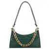 Bolsa de mano tipo dumpling de alta calidad al por mayor para mujer, nuevo modelo otoño 2026, bolso de hombro de color liso con patrón de cocodrilo, bolso de axila de moda