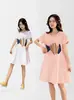 Ropa de Maternidad, Vestido de Verano de Manga Corta, Top Holgado de Manga Corta de Longitud Media para Mujeres Embarazadas, Falda de Verano para Mujer, Cómodo para Usar como Prenda Exterior