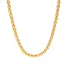 Collar Combinado de Acero Inoxidable Transfronterizo Europeo y Americano Collar de Lujo Accesible de Alta Gama Estilo Ins Collar Retro Personalizado de Oro de 18 Quilates para Mujer