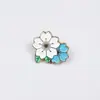 Broche de Flor de Rosa y Tulipán Transfronterizo Versátil Metal para Ropa de Niña Corsage Insignia de Joyería Pequeña Fresca Accesorios