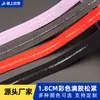 1.8cm Colorido Pegamento Cuadrado Cepillado Antideslizante Elástico Transparente Silicona Puño Antideslizante Elástico Atado Banda Elástica