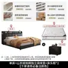 2026 Sencilla Nueva Multifuncional Almacenamiento Piel Cama Moderna Doble Cama de Boda Luz Lujo Dormitorio Principal Celebridad de Internet ins Cajón