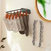 Nachuan Hogar Colgador de Pared para Secar Ropa Sin Perforaciones Plegable Portátil Artefacto para Secar Ropa de Uso Múltiple Calcetines Ropa Interior Trapo Estante