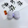 Caramelo de Primavera Colorido Cuadros de Doble Línea Lazo Flor de Cinco Pétalos Accesorios DIY Accesorios para el Cabello Accesorios para Ropa Zapatos Calcetines Bolsas Encantos