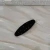Pinza para el pelo ovalada de lunares dulces estilo coreano, Pinza lateral de color sólido, Pasador, Accesorio para el pelo, Pinza Bb para mujer