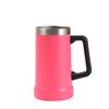 Comercio exterior acero inoxidable 304 24oz tarro de cerveza Brasil de gran capacidad taza de doble asa taza para coche