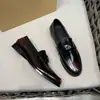 Origem Transfronteiriça CL Couro Genuíno Mocassins Casuais Masculinos Couro Brilhante Color Blocking Slip-on Sapatos de Couro Solado Macio Respirável Tendência Sapatos Masculinos
