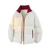 Chaqueta de algodón con cuello alto para hombre y mujer, nuevo estilo de invierno 2026, engrosada para abrigar, versátil, de corte holgado y adecuada para parejas