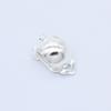 Latón electrochapado en oro y plata con clip semicircular para arete de anillo sin agujero en la oreja clip para la oreja accesorios para aretes DIY 20 piezas